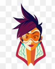 Illustration Frankie Michinock - Illustration Limited Color Palette Png,Overwatch Tracer Png