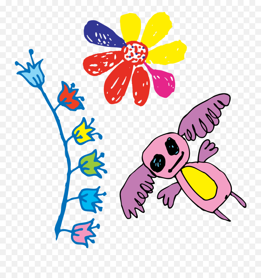 Chalk Flower Png Picture 506046 - Dibujos En Tiza Png,Sidewalk Png