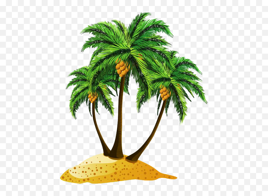Download Beach Png Pic - Cartoon Date Tree Png,Beach Png