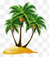 Download Beach Png Pic - Cartoon Date Tree Png,Beach Png