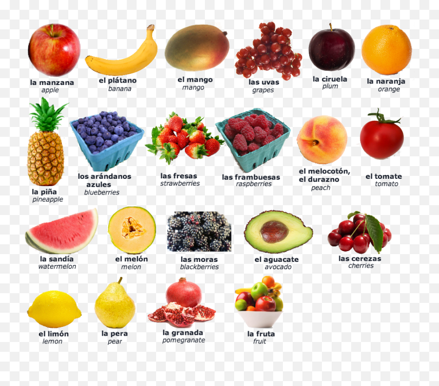 12e Fruit U0026 Gustar - Spanish 1 Seedless Fruit Png,Me Gusta Png