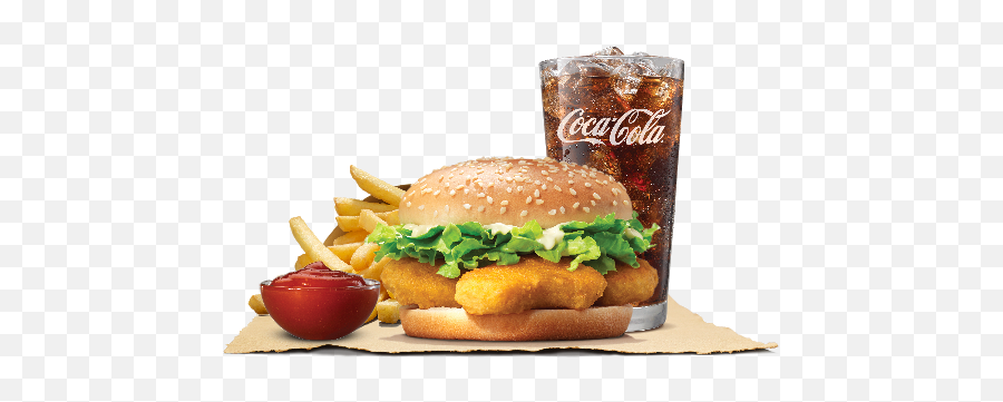 Download Delicious Crispy - Burger King Whopper Meal Full Whopper Png,Burger King Png