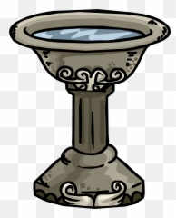 Bird Bath Club Penguin Rewritten Wiki Fandom - Bird Fountain Clipart Png,Bath Png