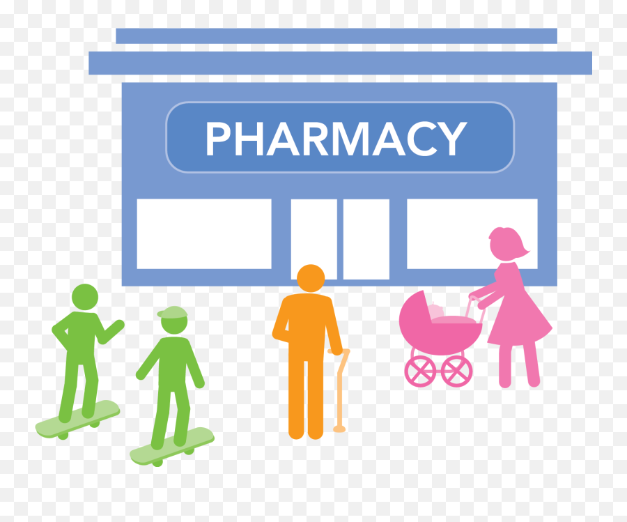 Download Hd Vector Black And White Library Pharmacies - Retail Pharmacy Pharmacy Clip Art Png,Retail Png