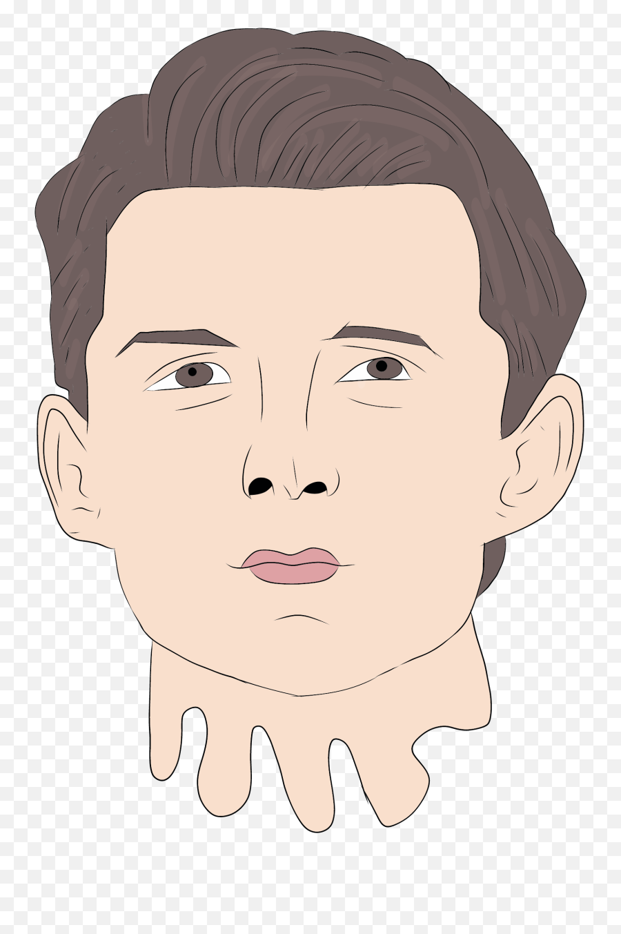 Tom Hollandpeter Parker Drawing Spiderman - Illustration Png,Tom Holland Png