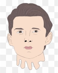 Tom Hollandpeter Parker Drawing Spiderman - Illustration Png,Tom Holland Png