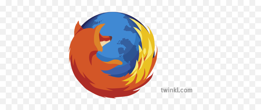 Firefox Logo Illustration - Twinkl Illustration Png,Firefox Logo Png