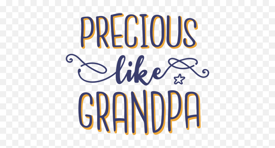 Precious Grandpa Lettering - Transparent Png U0026 Svg Vector File Letras Abuelos En Png,Grandpa Png