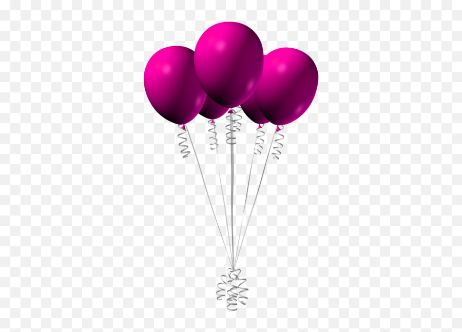 Pink Balloons Png Clipart Image - Pink Birthday Balloons Png,Pink Balloon Png