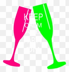 Transparent Background Clipart - Champagne Glass Black And White png