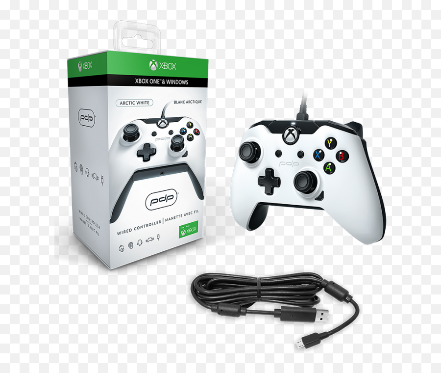 Pdp Wired Controller For Xbox One White - Control Xbox One Pdp Png,Xbox 360 Controller Png