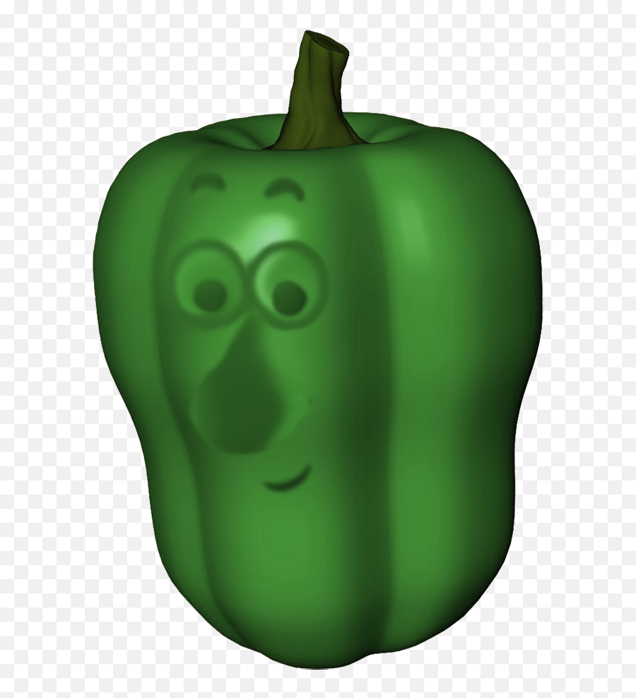 Vegetables Clipart - Bell Pepper Face Cartoon Png,Cartoon Face Png