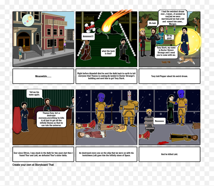 The Avengers Part 6 Storyboard Par Spidermansgirl53 - Loki And Dr Strange Ship Art Png,Infinity Stones Png