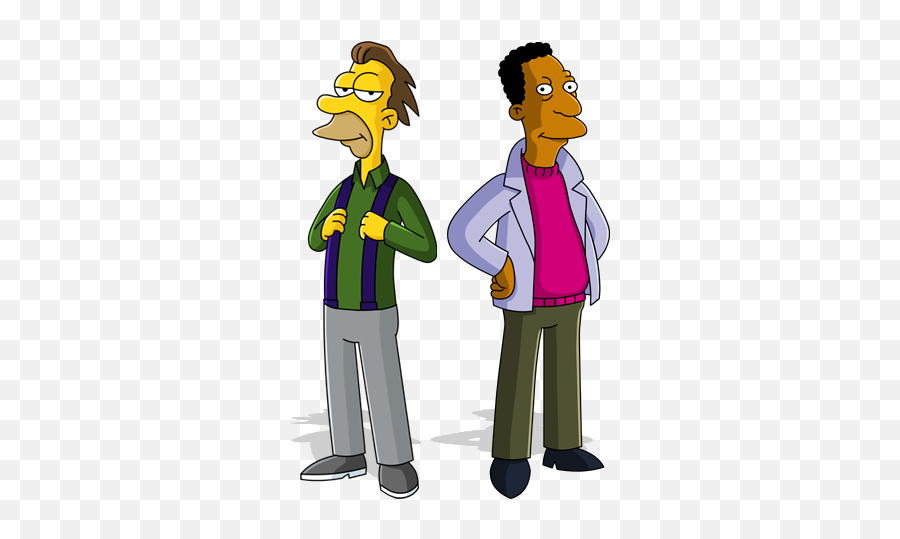 Lenny And Carl Quests The Simpsons Tapped Out Wiki Fandom - Simpsons Carl And Lenny Png,Lenny Png