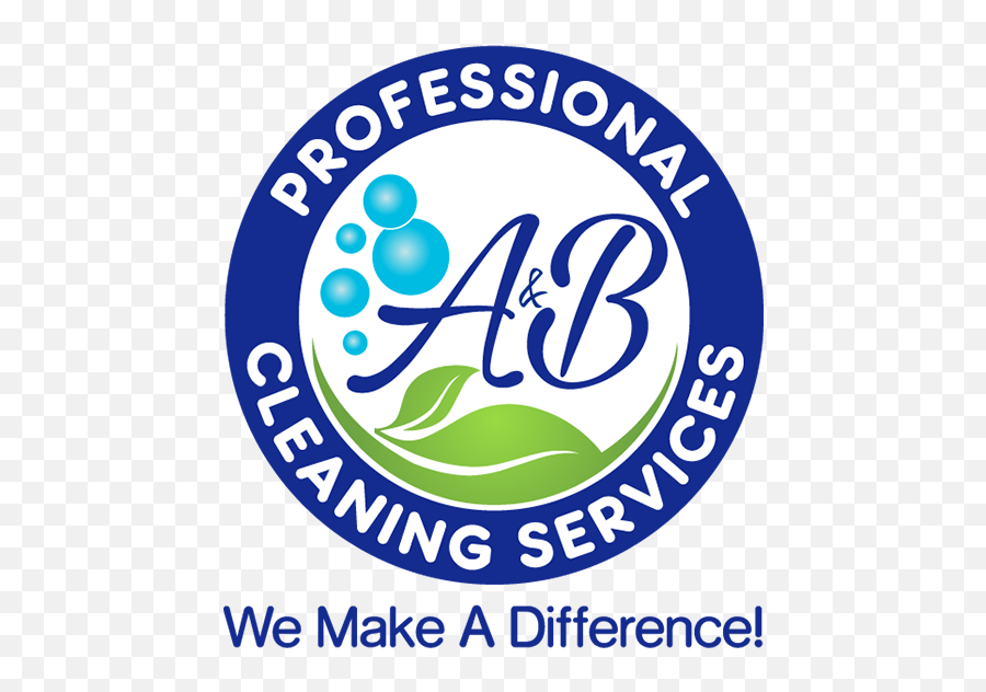 Au0026b Professional Cleaning Services - We Make A Difference United Registrar Of Systems Png,Cleaning Service Logo