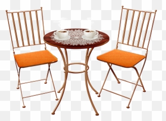 Outdoor Table And Chairs Patio - Sitting At A Four Legged Table There Png,Outdoor Table Png