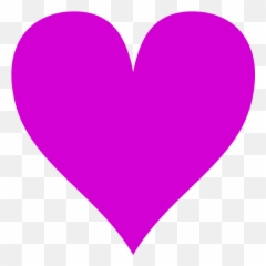 Vector Clipart - Heart Shape Clipart For Kids Png,Purple Heart Png