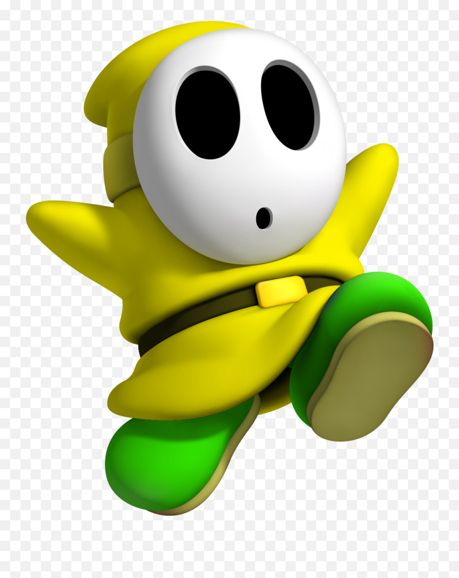 Shy Guy - Yellow Shy Guy Transparent Png,Shy Guy Png