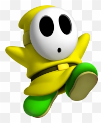 Shy Guy - Yellow Shy Guy Transparent Png,Shy Guy Png