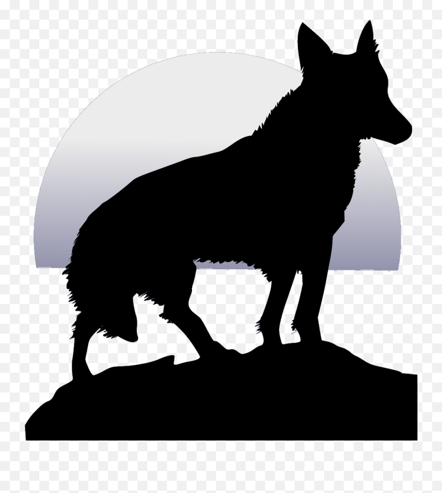 Wolf 13 Png Svg Clip Art For Web - Black Wolf Images Transparent Background,Wolf Silhouette Png