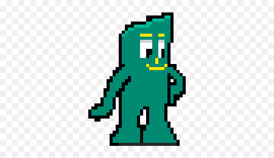 Gumby Sonic 2 Style Remastered - Tmnt Melty Beads Footsoldier Png,Gumby Png