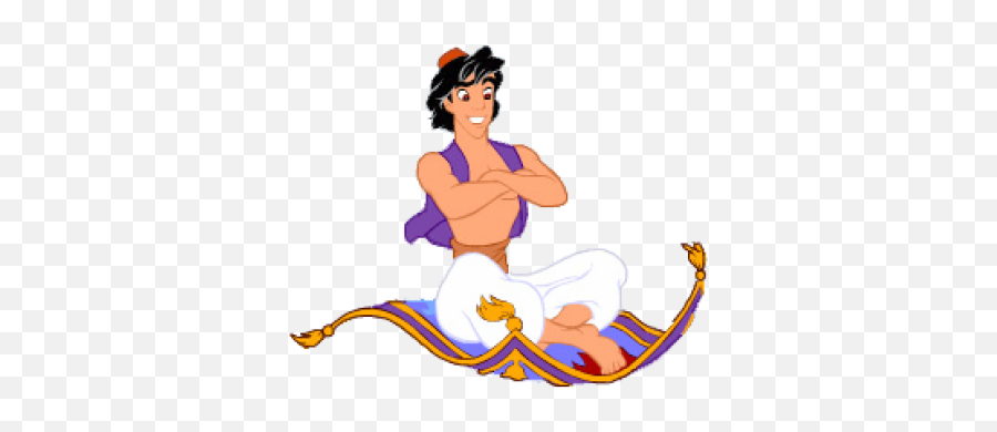 Aladdin Png Free Download - Aladdin On His Carpet,Aladdin Png