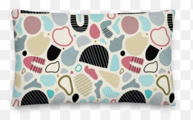 Abstract Shapes 001 Pillow - Sandstrorm Decorative png