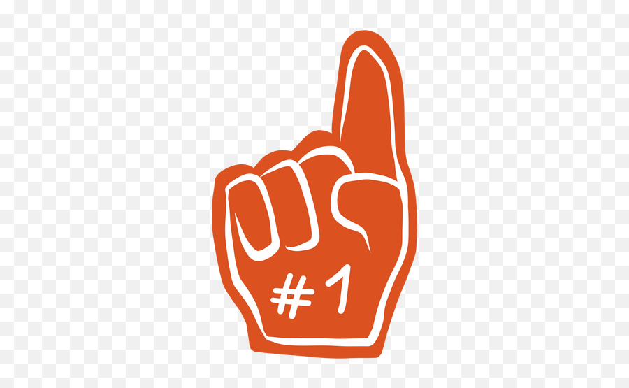 Finger Hand Number One Gesture Badge - Mano Numero 1 Png,Number One Png