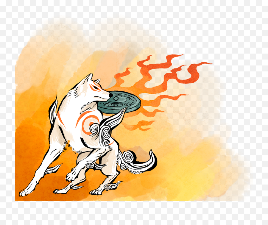 Okami Amaterasu Transparent Png Image - Okami Amaterasu,Okami Png