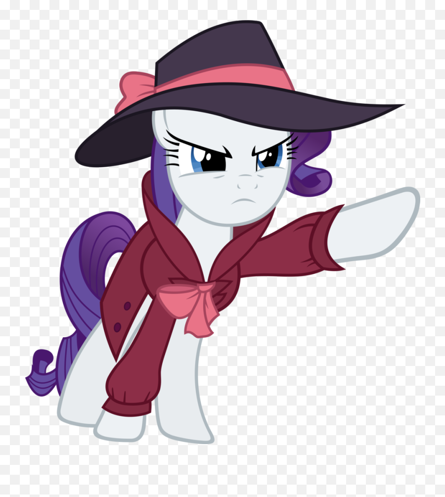 Slb94 Clothes Coat Detective Rarity - My Little Pony Detective Rarity Png,Detective Hat Png