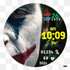 Clock Skin Rr036 Watch Face - Joker 2019 Png,Watch Face Png