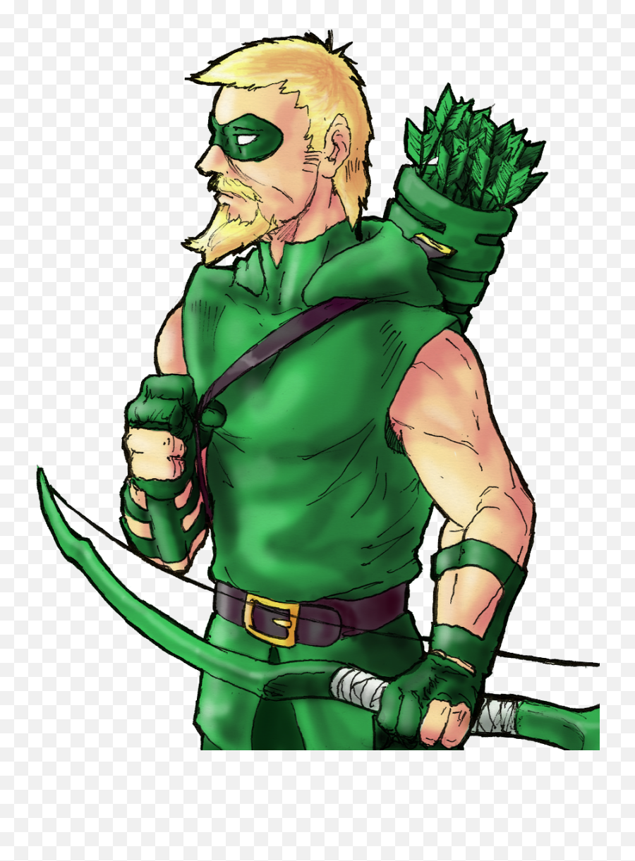 Green Arrow - Old School Green Arrow Png,Green Arrow Comic Png