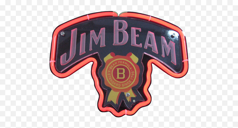 3d Neon Signs Jim Beam Sign - Neon Effect Man Solid Png,Jim Beam Logo