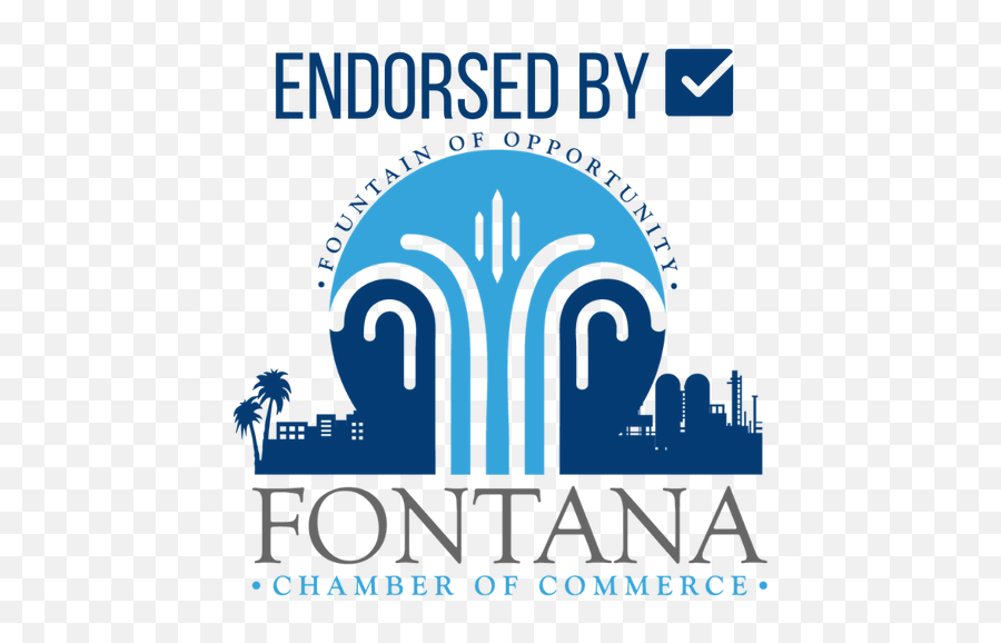 Endorsed By The Fontana Chamber Laura Mancha - Fontana Vertical Png,Mancha Png