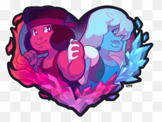 Steven Universe Fan Asieybarbie - Ruby And Sapphire png