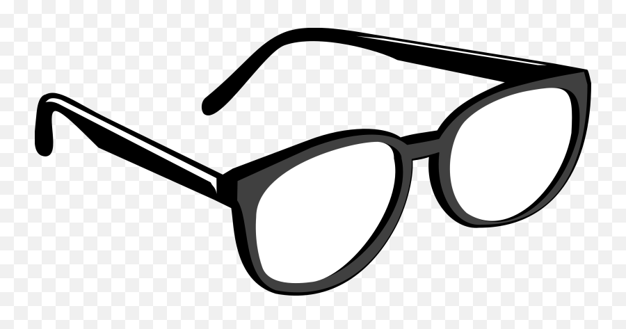 Nerd Clip Art - Glasses Clipart Black And White Png,Glasses Clipart Png