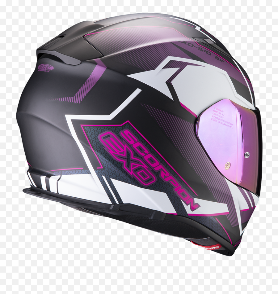 Scorpion Exo - 510 Air Balt Pink Black Full Face Helmet Scorpion Exo 510 Air Balt Casco Png,Pink And Black Icon Helmet