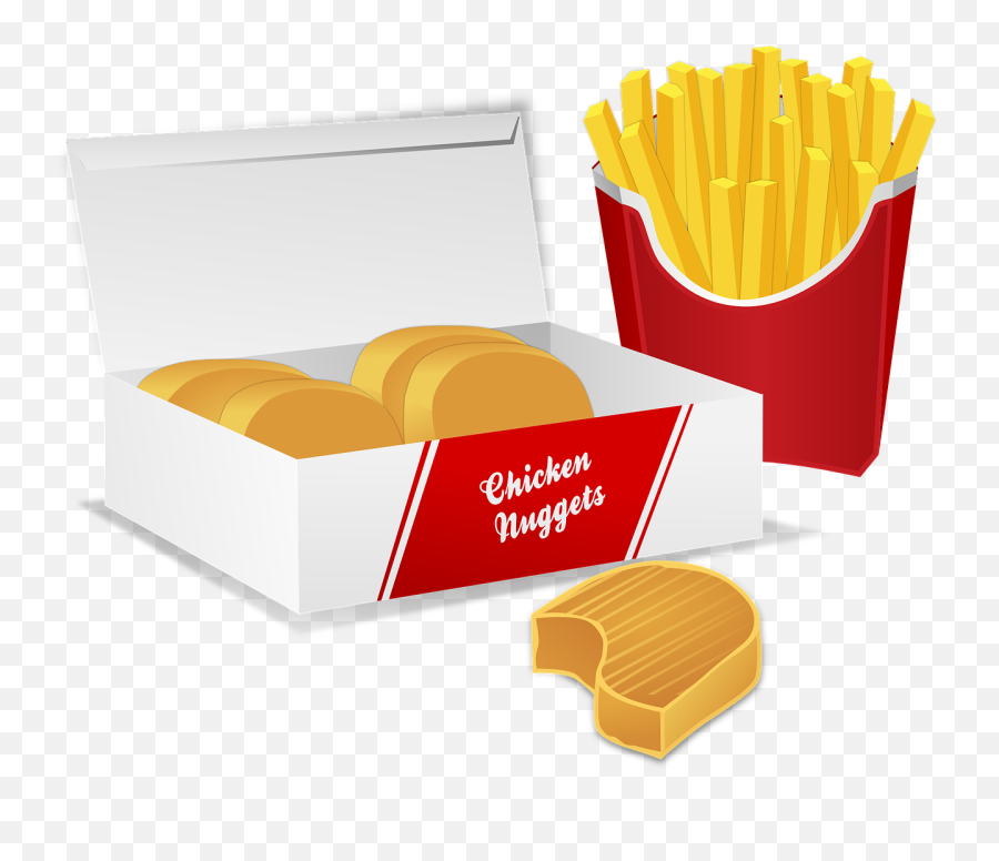 Chicken Nuggets Potato Chips - Chicken Nuggets And Fries Clipart Png,Chicken Nuggets Png