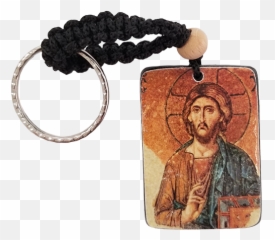 Holy Land Icon Keychain Mary Sweet Kiss Hand Carved - Hagia Sofia Jesus Mosaic Digital Painting png