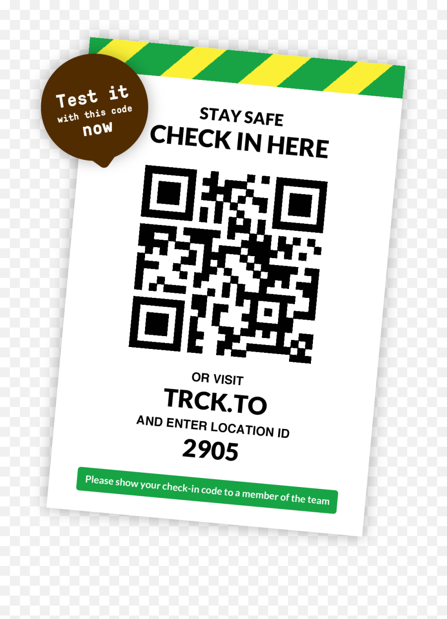Trckto - Secure Guest Check In For Track And Trace Scan Me Gift Png,Track And Trace Icon