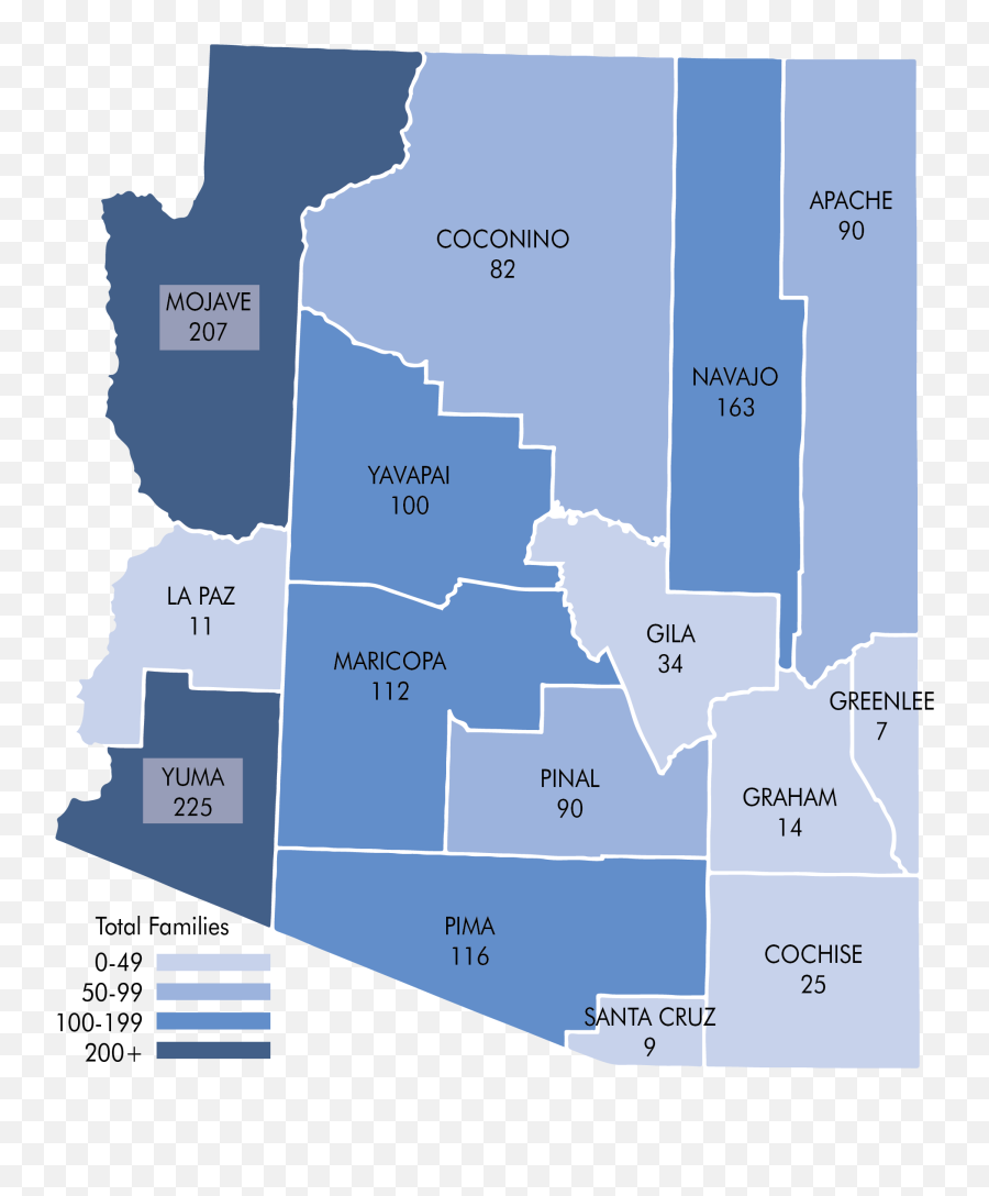 County Breakdown 2019total Families - Ronald Mcdonald House Vertical Png,Apache Phoenix Icon Transparent