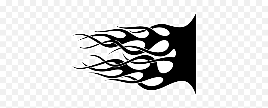 28 Collection Of Fire Clipart Black And White Png High - Black White Flames,Cartoon Flame Png