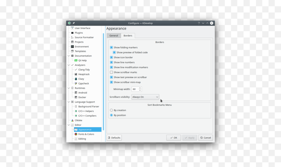 Kdevelop5manualcustomizing Kdevelop - Kde Userbase Wiki Vertical Png,Clary Icon