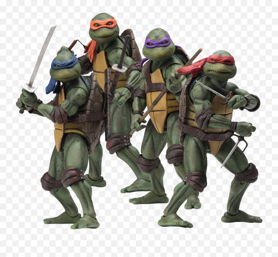 Teenage Mutant Ninja Turtles 1990 7u201d Scale Action Figure - Teenage Mutant Ninja Turtles Figures Png,Teenage Mutant Ninja Turtles Png