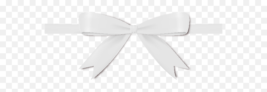 White Ribbon Bow Png 1 Image - Vector White Bow Png,White Bow Png