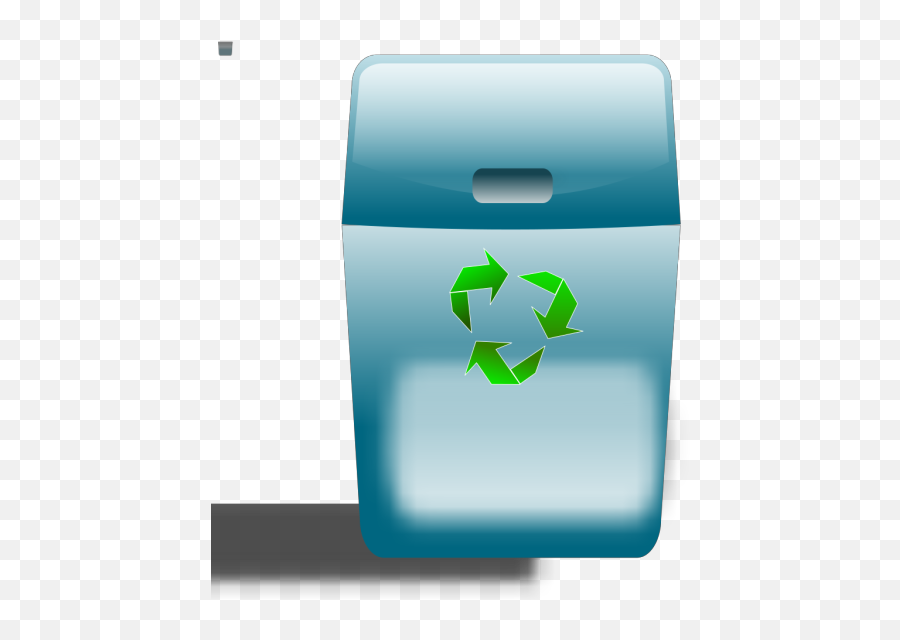 Ronoaldo Blue Trash Can Png Svg Clip Art For Web - Download Recycling Bin,Trash Icon Png Transparent Background