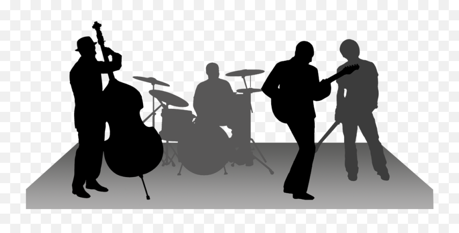 Rock Music Png - Band Playing Png,Singer Silhouette Png