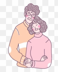 Grandpa Icon - Download In Colored Outline Style Hug Png,Grandpa Icon