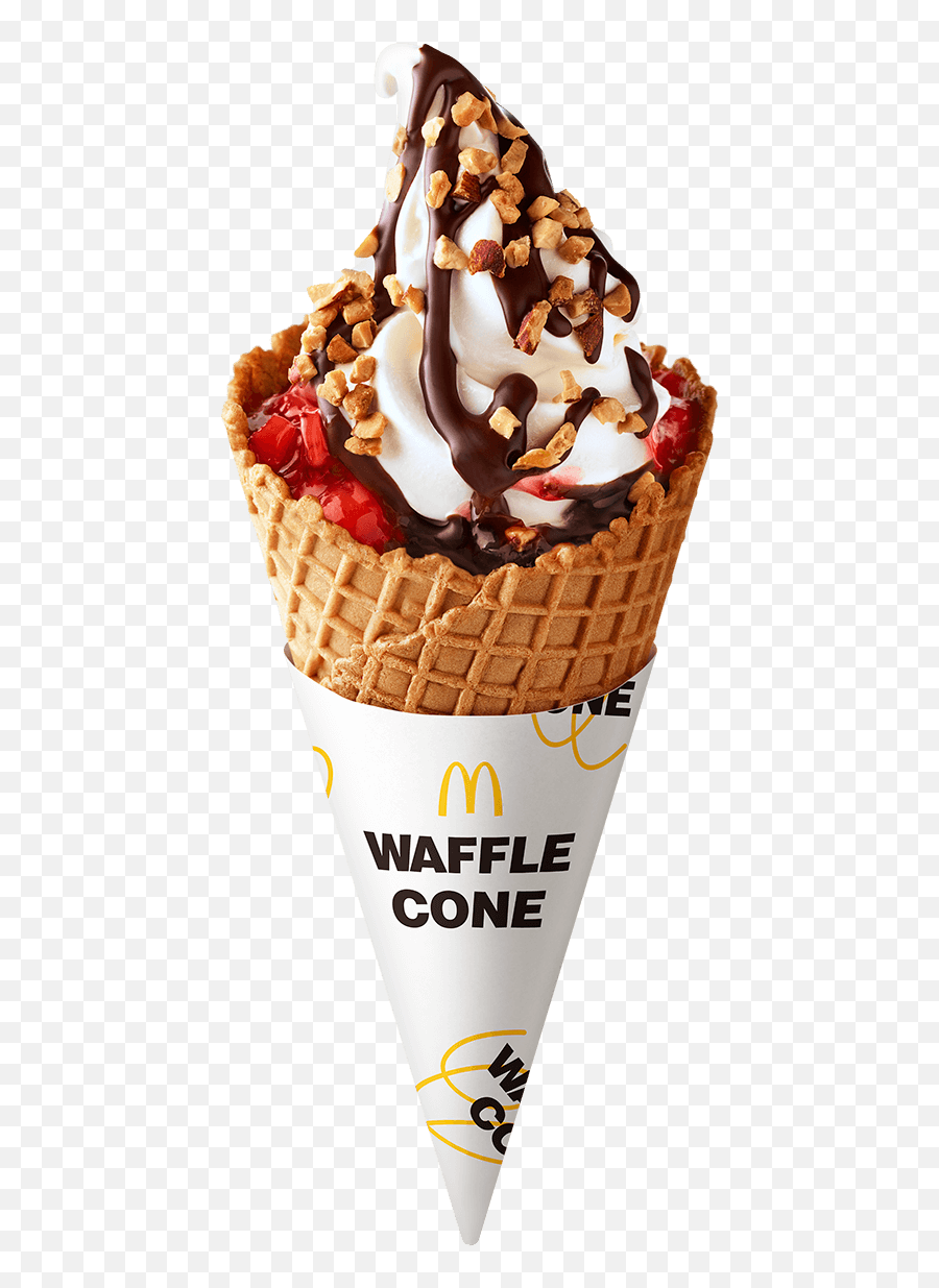 Mcdonaldu0027s Japan Releasing New Waffle Cone With All The - Mcdonalds Ice Cream Png,Ice Texture Png