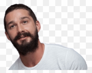 Download Shia Labeouf White Tshirt - Moustache Png,Shia Labeouf Png